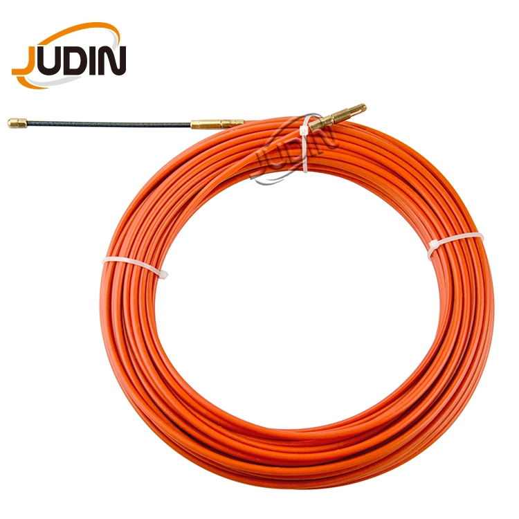 Fish Tape Fiberglass Wire Puller Electrical Metal Fish Tape Reel Great for Wire Cable Line Orange Cable Puller