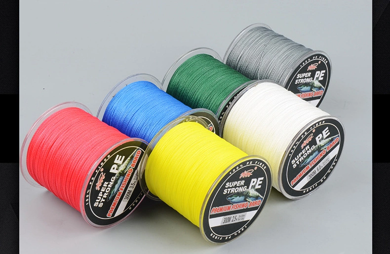 Braided Braid Nylon Fluorocarbon Monofilament Processing Cutter Carbon OEM Litz Fiber Fish Fishing Line