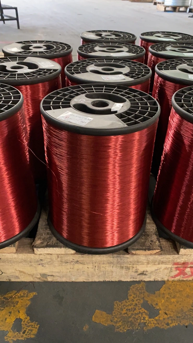 Free Sample UL Approved OEM 0.10mm~6.00mm Ei/Aiw Class 200/220 Polyester (imide) /Polyamide-Imide Enameled Aluminum Wire GB IEC NEMA JIS