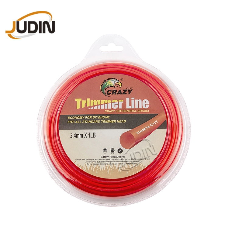 Hot Sale 1.3mm-4.0mm 100% New Material Good Quality Nylon Weed Eater Trimmer Line for Grass Trimmer