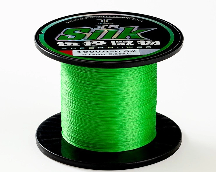 Fishing Line PE 4 8 Abrasion Resistant Fade Resistant Cast Longer Thinner &amp; Smooth Braided Wbb14571