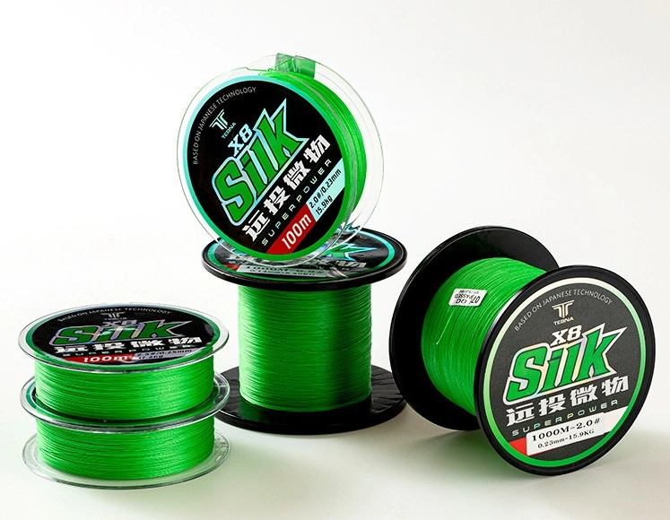 Fishing Line PE 4 8 Abrasion Resistant Fade Resistant Cast Longer Thinner &amp; Smooth Braided Wbb14571